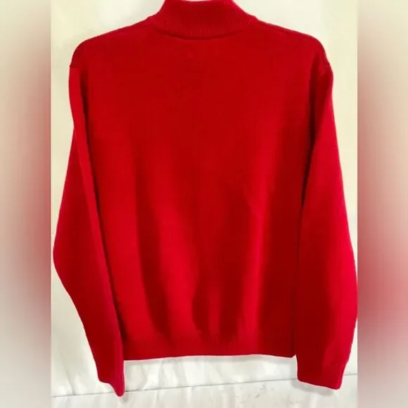 Chaps Sweater zip neck, patterned, winter, Christmas size XL, EUC - Picture 4 of 4